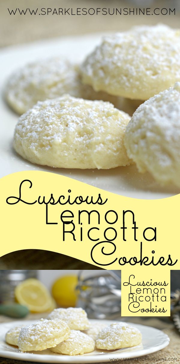 Luscious Lemon Ricotta Cookies