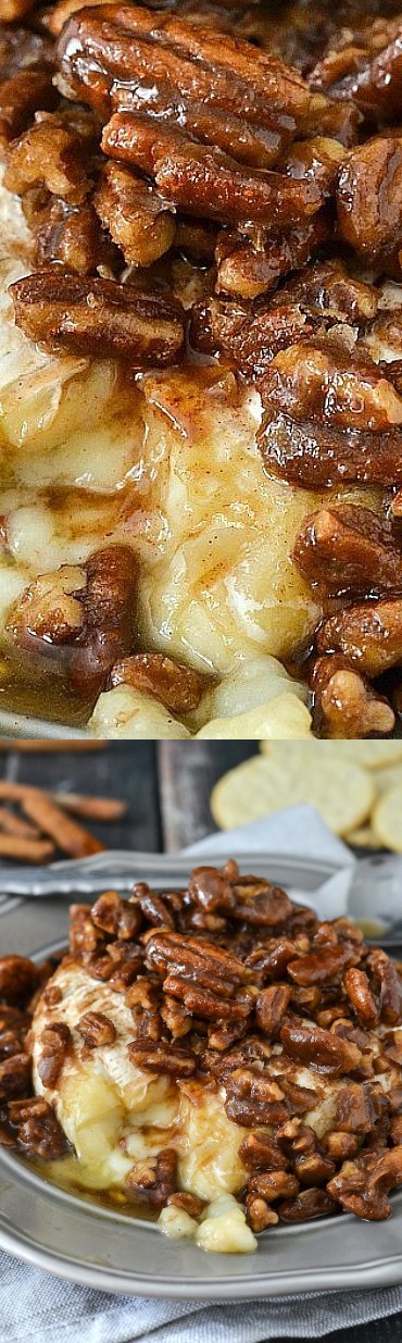 Maple Pecan Baked Brie