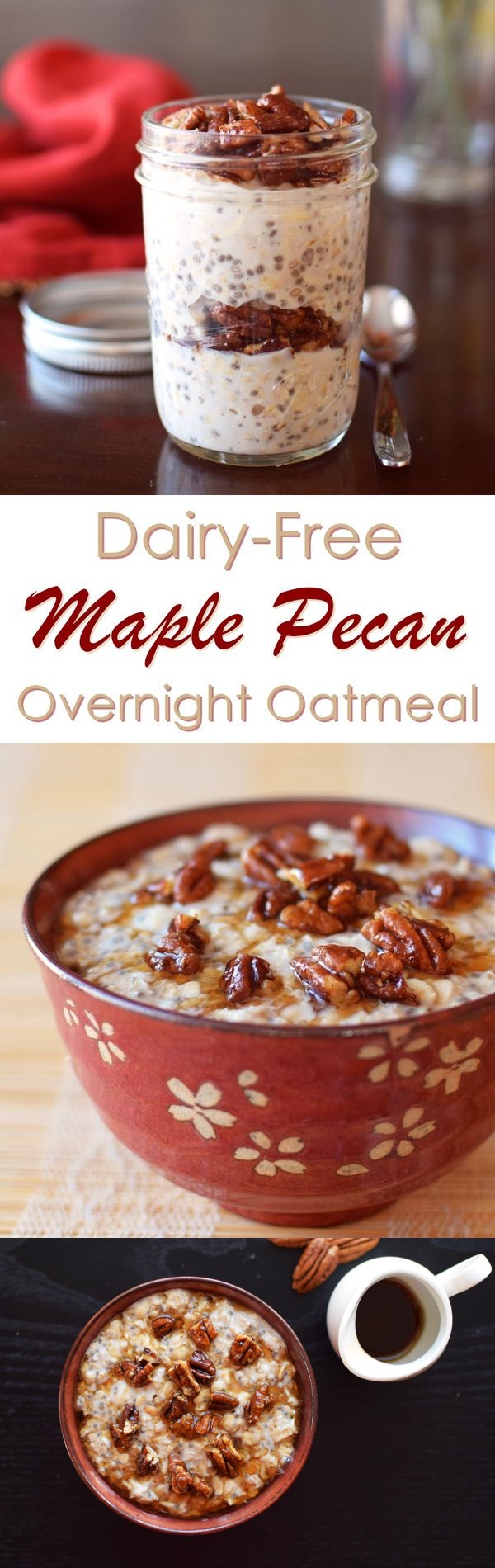 Maple Pecan Overnight Oatmeal