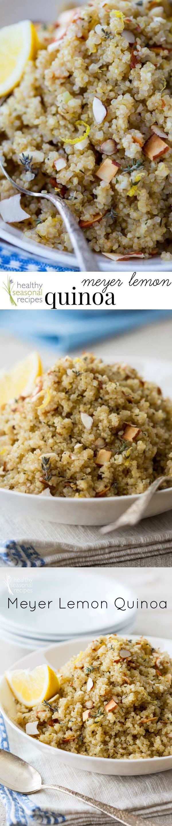 Meyer lemon quinoa