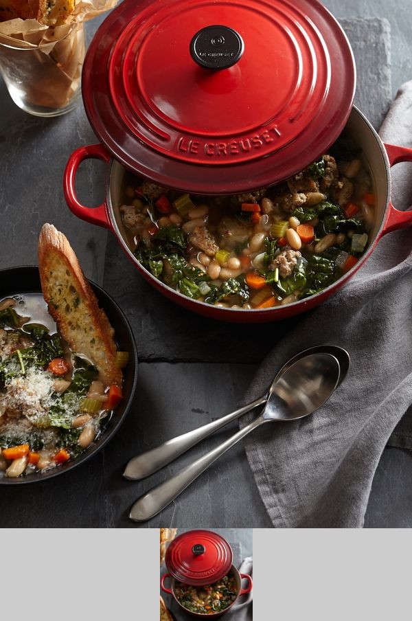 Minestrone with Sausage and Kale