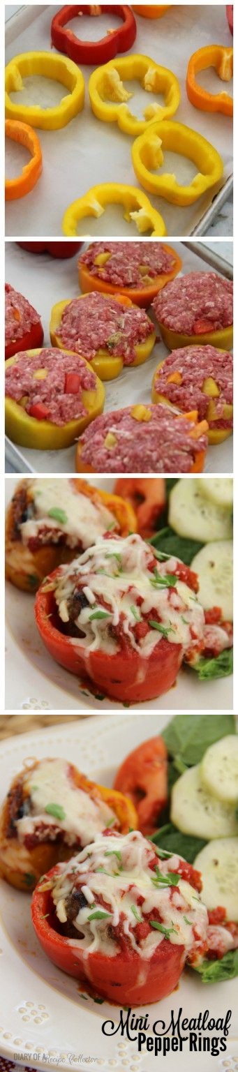 Mini Meatloaf Pepper Rings