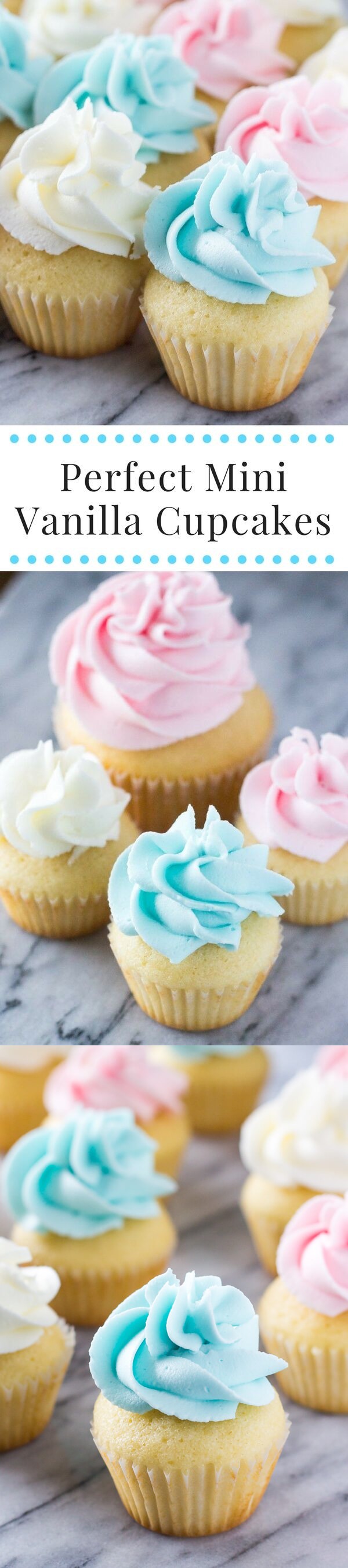 Mini Vanilla Cupcakes