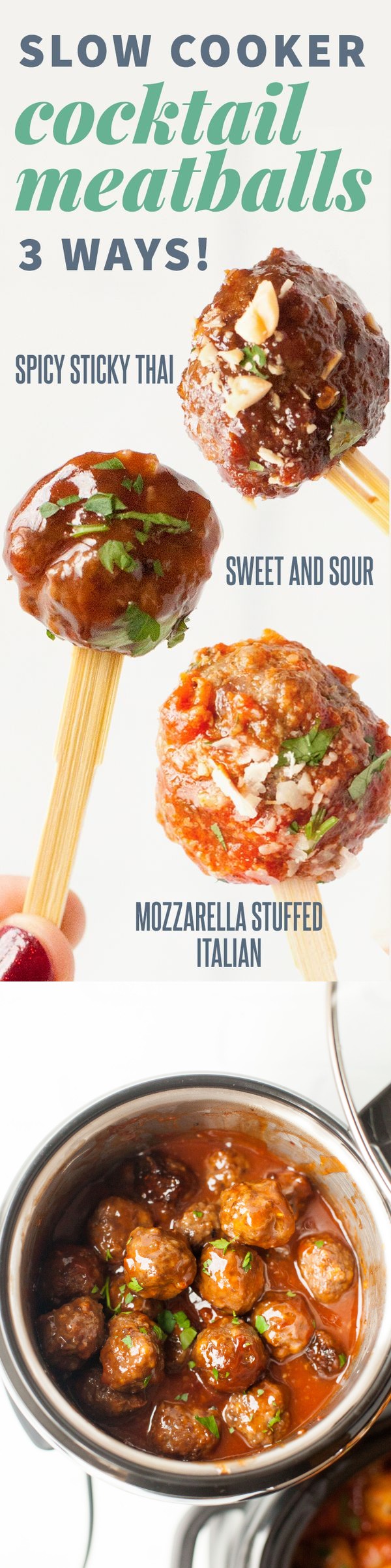 Mozzarella Stuffed Italian Meatballs