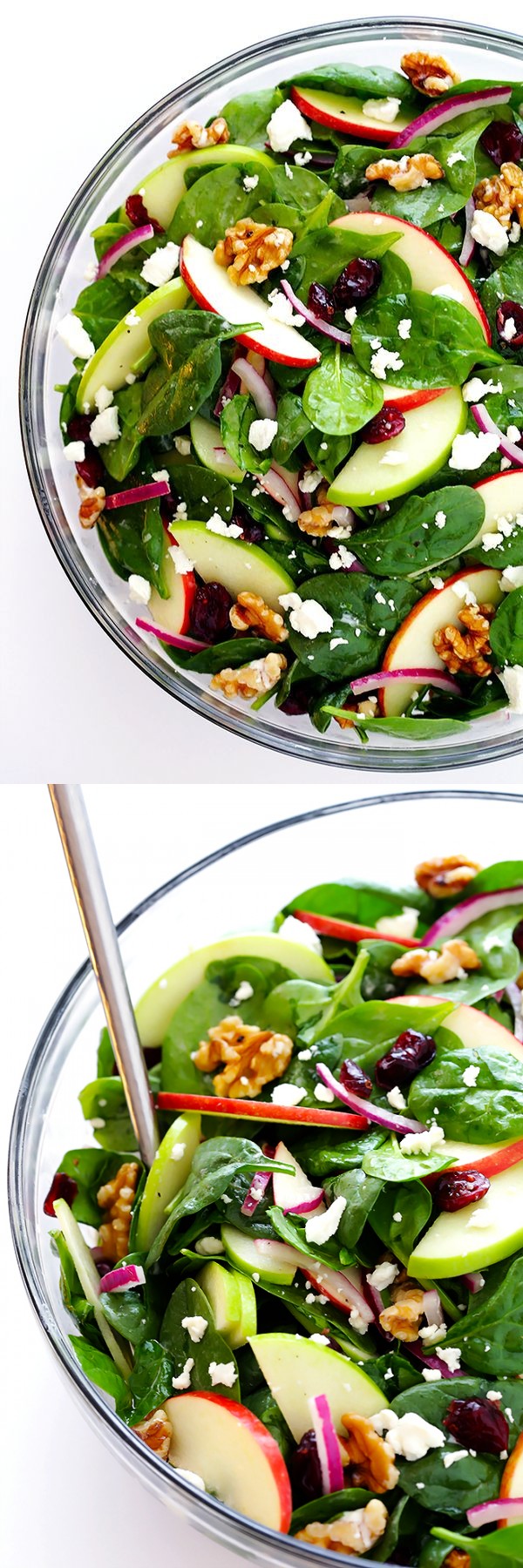 My Favorite Apple Spinach Salad