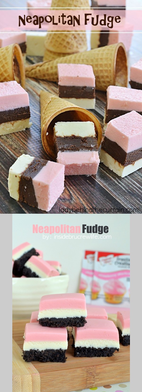 Neapolitan Fudge