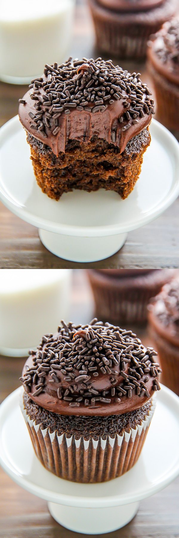 Old-Fashioned Chocolate Buttermilk Cupcakes