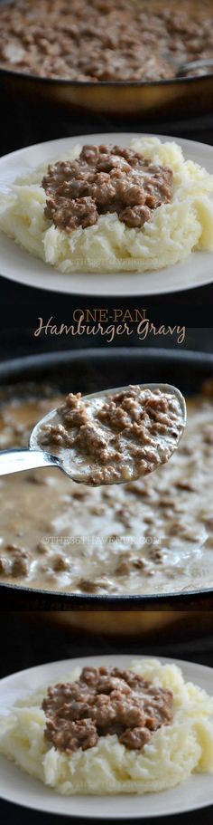 One Pan Hamburger Gravy