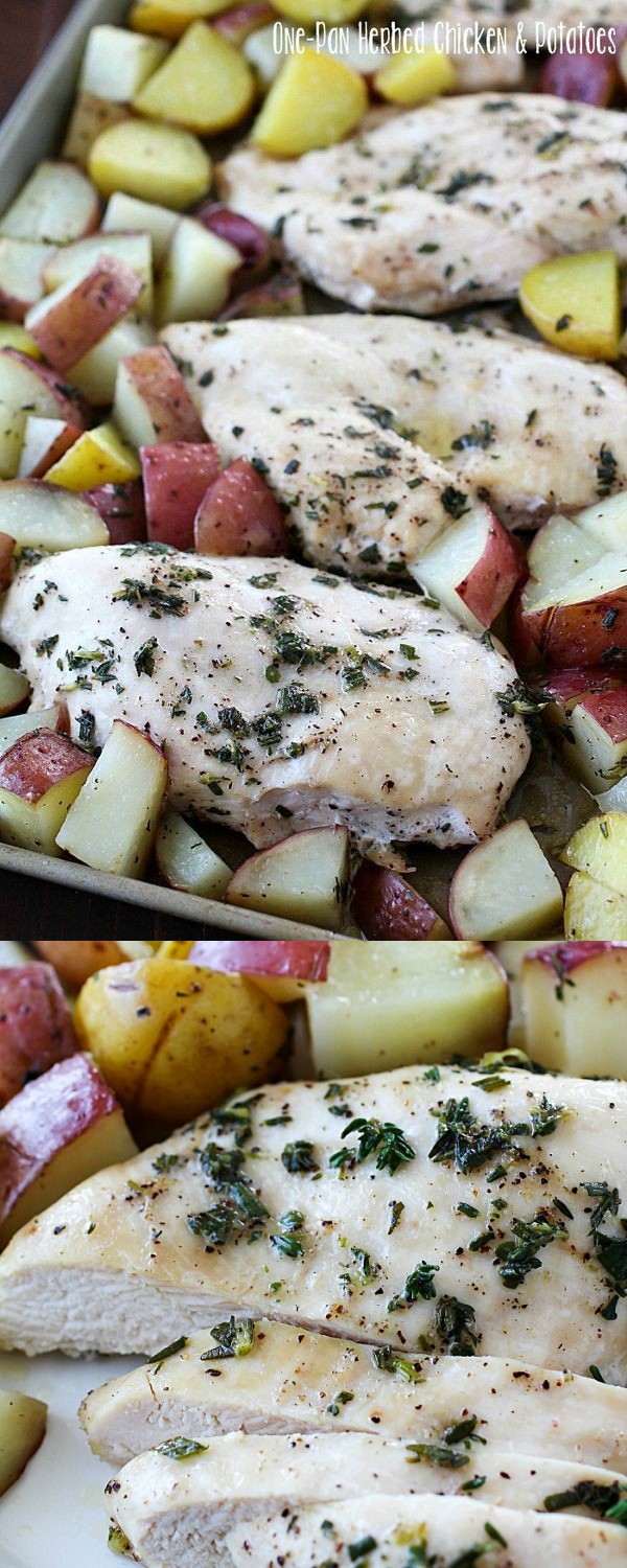 One-Pan Herb Baked Chicken and Potatoes