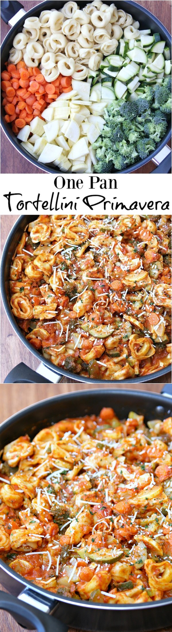 One Pan Tortellini Primavera