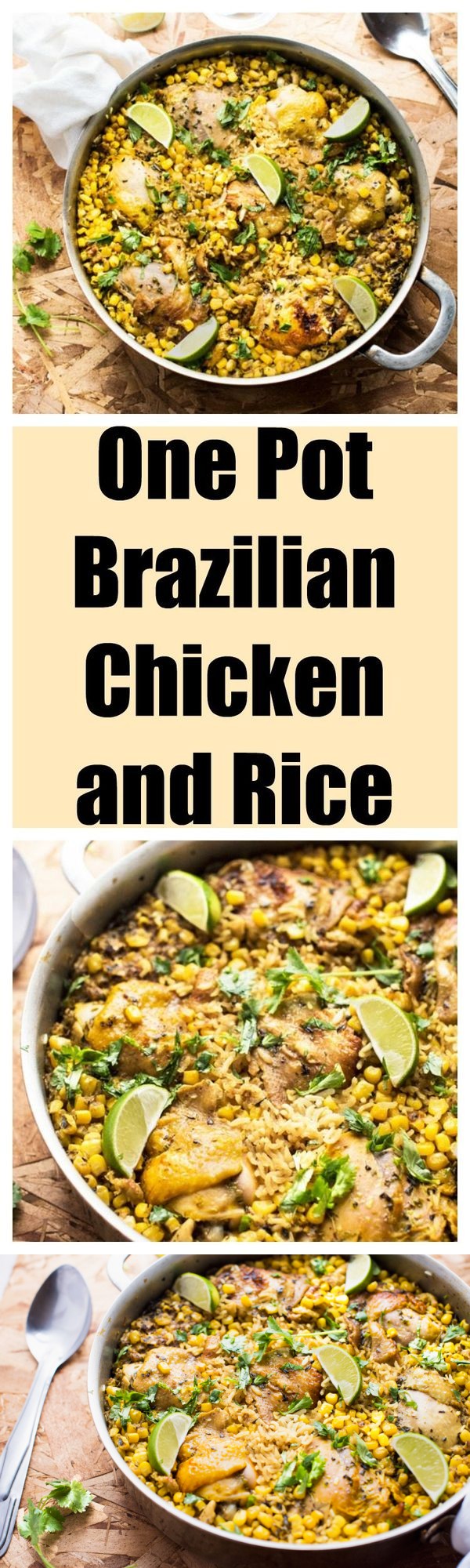 One pot brazilian chicken rice