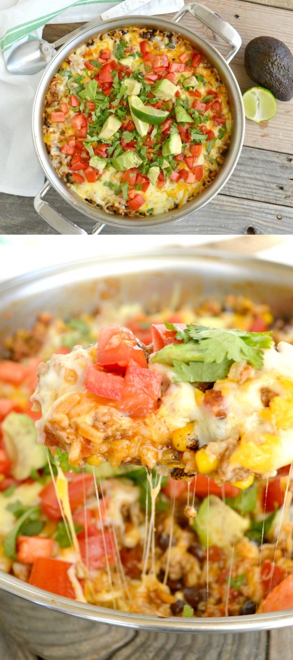 One Pot Burrito Bowls