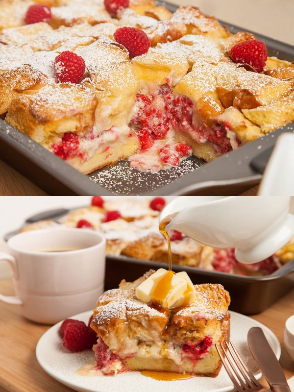 Overnight Stuffed French Toast Casserole