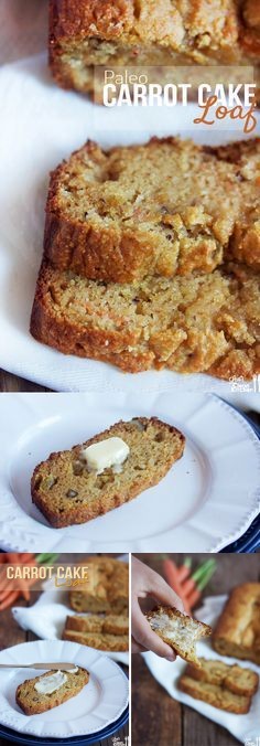 Paleo Carrot Cake Loaf