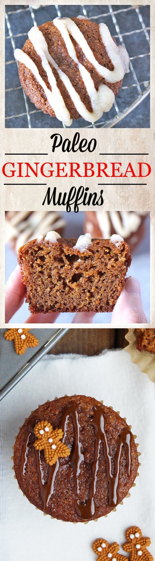 Paleo Gingerbread Muffins