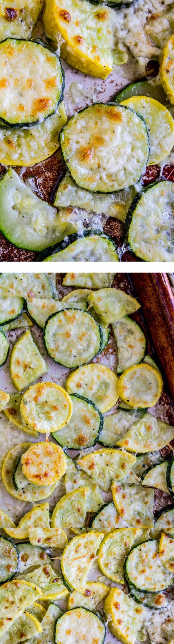 Parmesan Crusted Zucchini and Yellow Squash