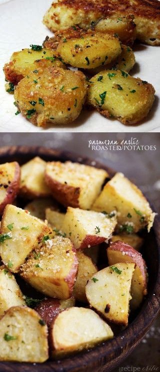 Parmesan Garlic Roasted Potatoes