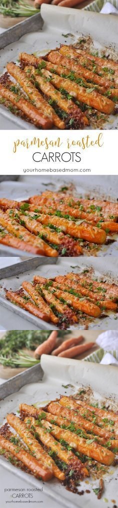 Parmesan Roasted Carrots