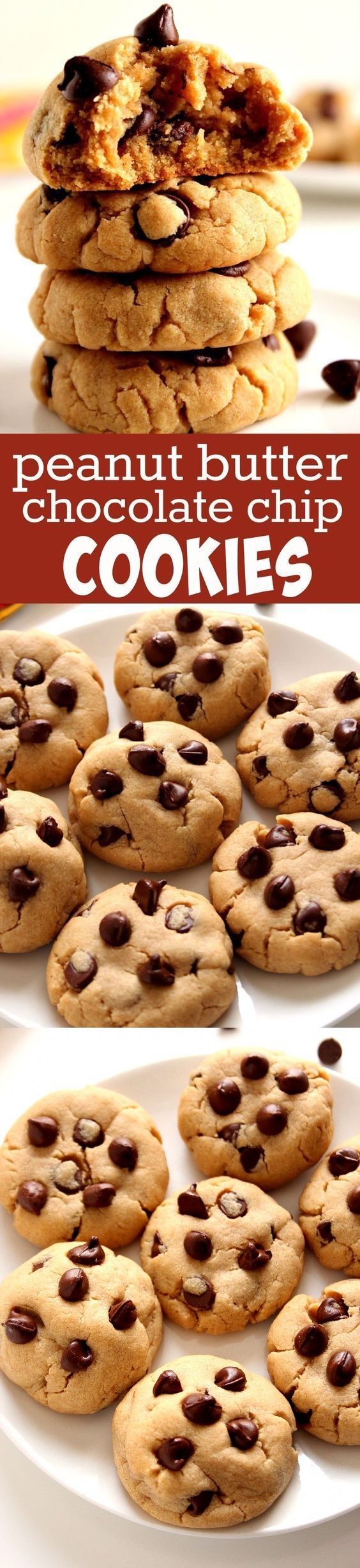 Peanut Butter Chocolate Chip Cookies