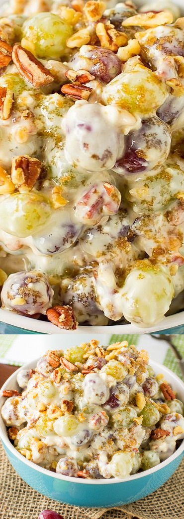 Pecan Crunch Grape Salad