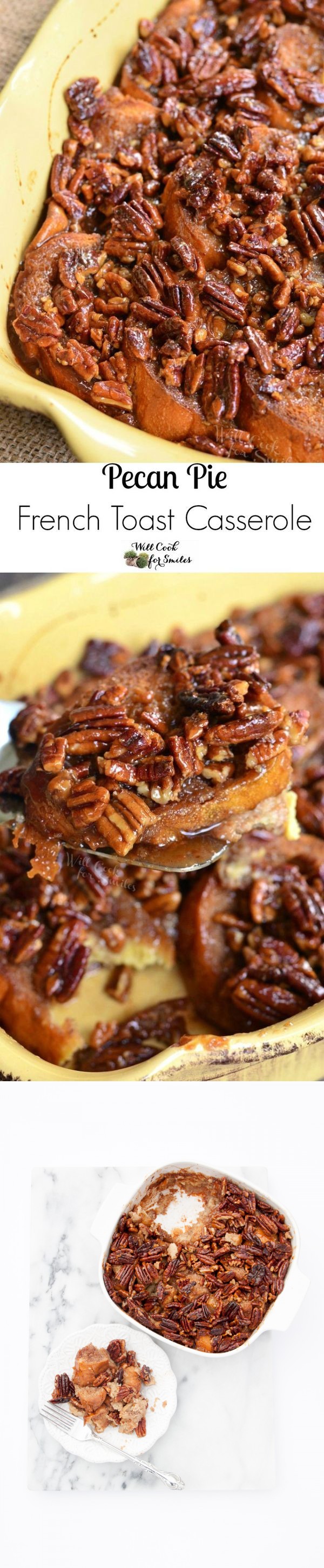 Pecan Pie French Toast Casserole