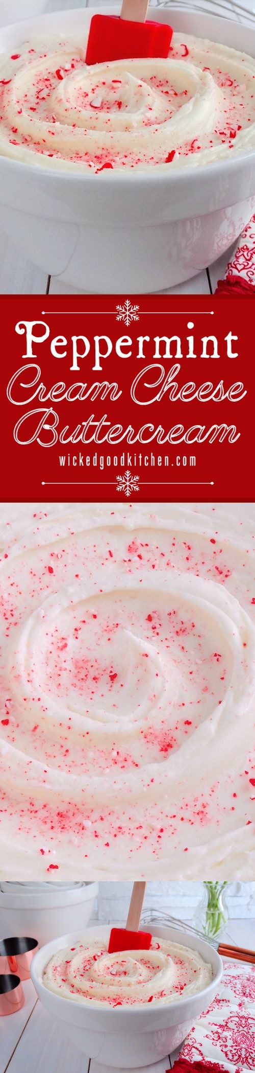 Peppermint Cream Cheese Buttercream (best ever