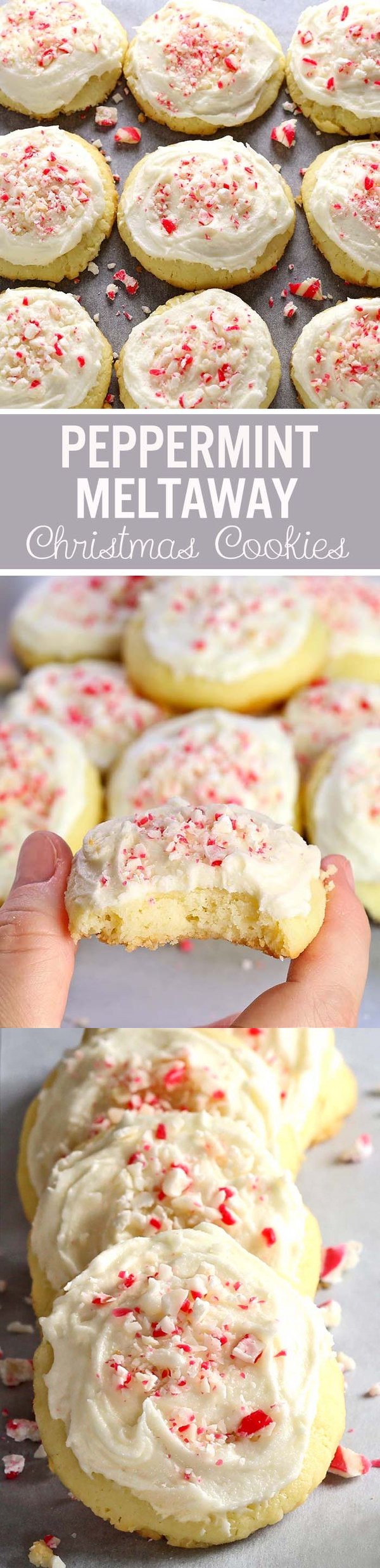 Peppermint Meltaway Cookies