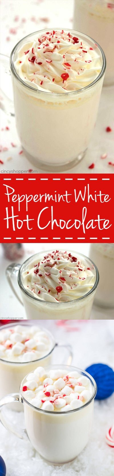 Peppermint White Hot Chocolate