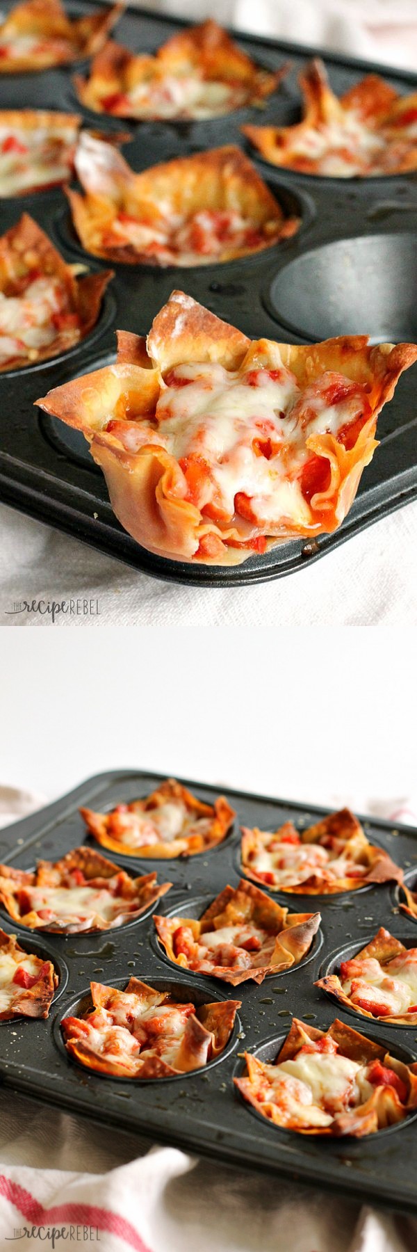 Pepperoni Pizza Cupcakes