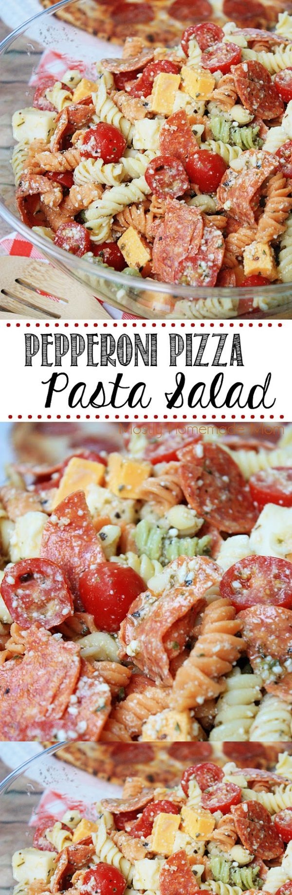 Pepperoni Pizza Pasta Salad