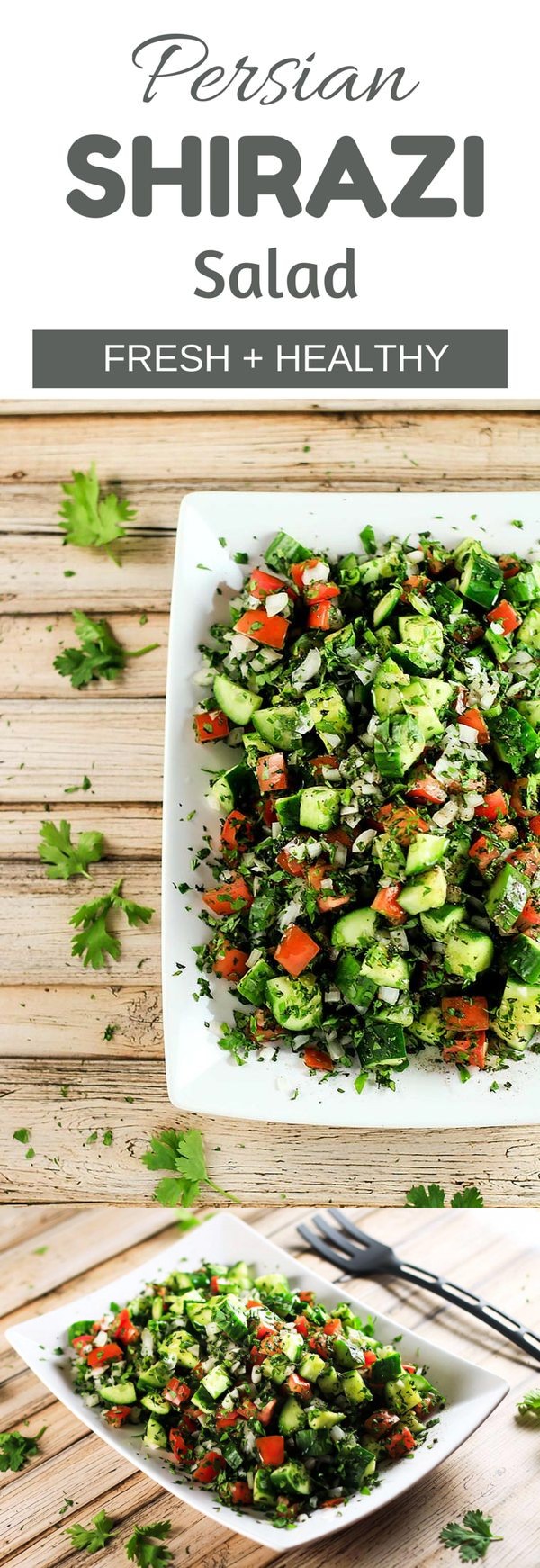 Persian Shirazi Salad