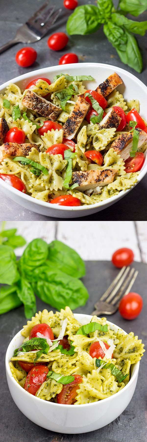 Pesto Pasta with Grilled Chicken