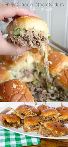 Philly Cheesesteak Sliders