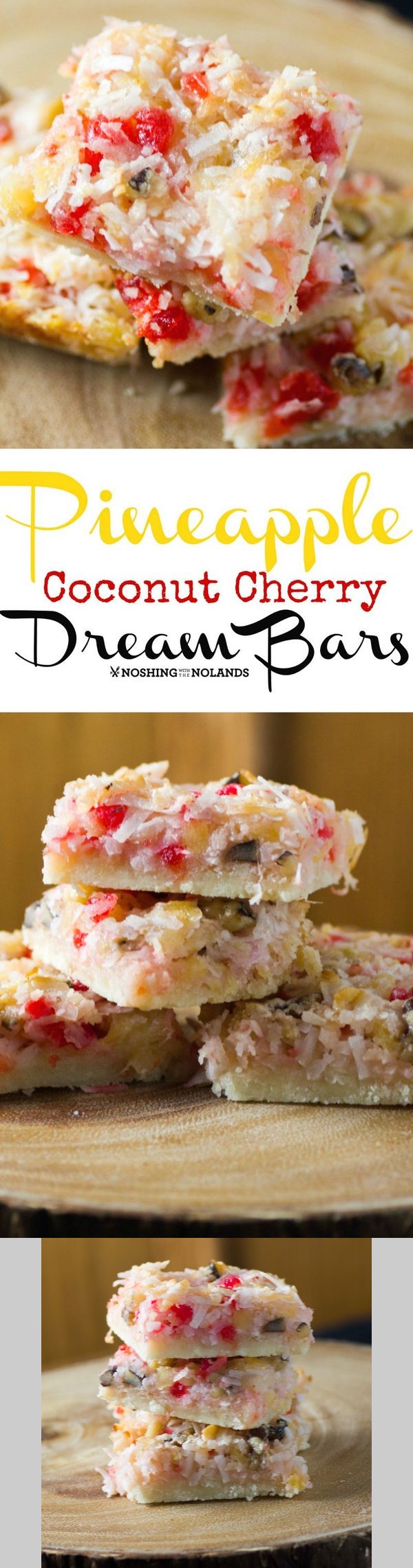 Pineapple Coconut Cherry Dream Bars