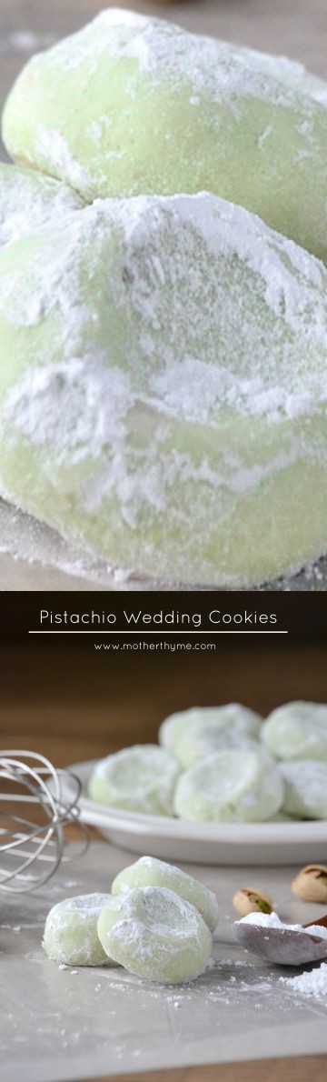 Pistachio Wedding Cookies