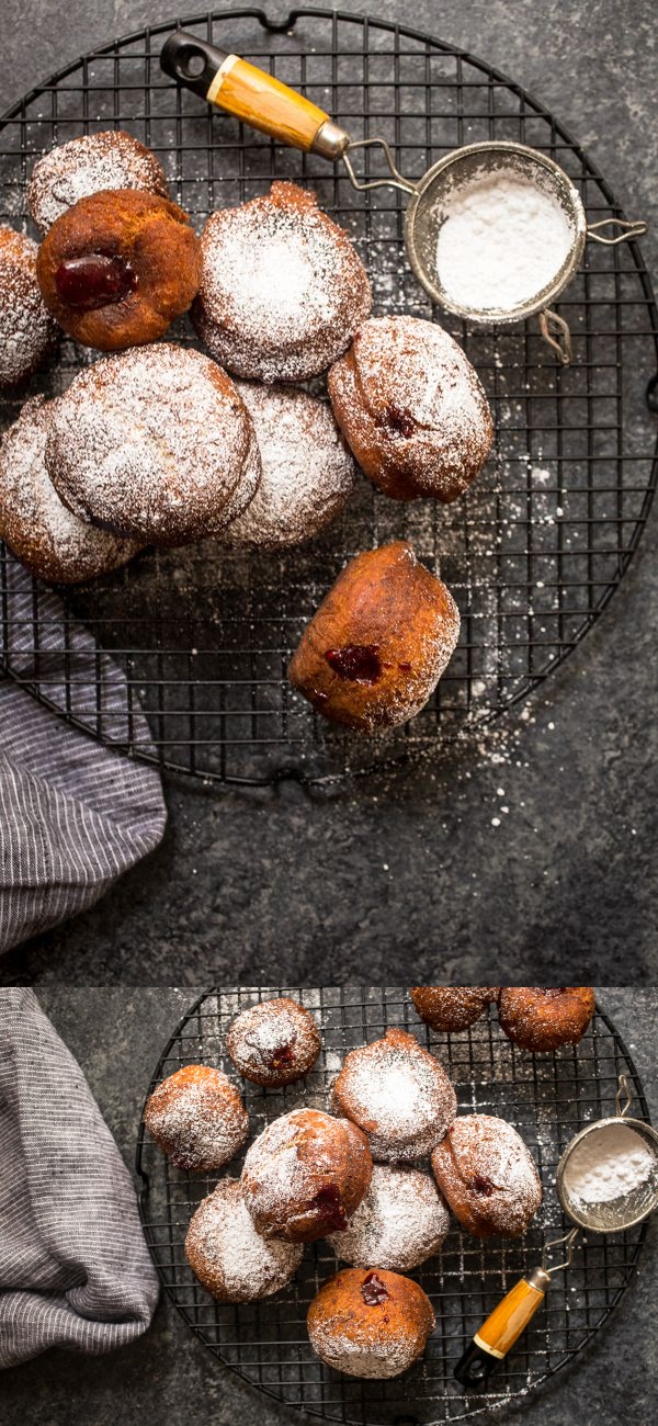 Potato Jelly Doughnuts [Potato Sufganiyot]