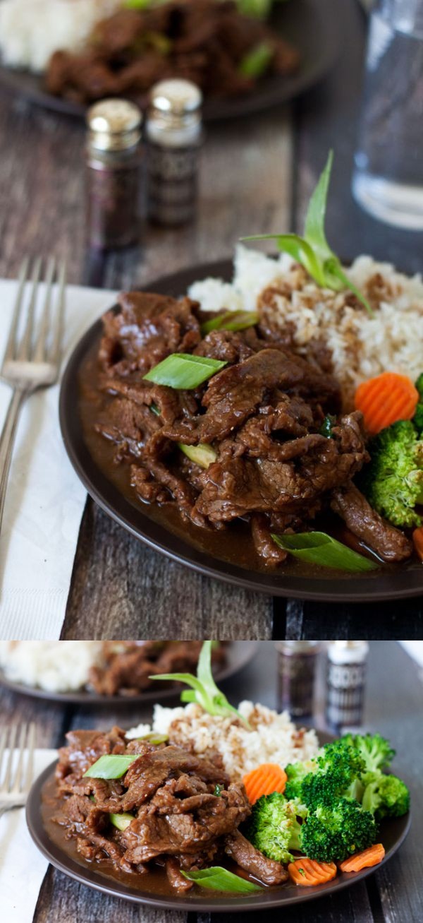 Pressure Cooker Mongolian Beef