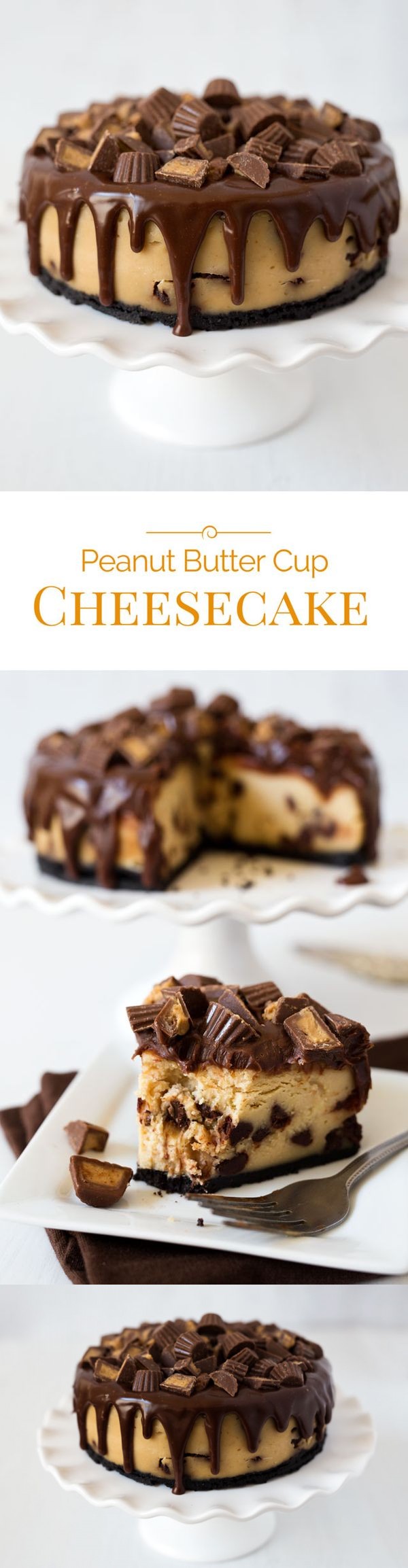 Pressure Cooker Peanut Butter Cup Cheesecake