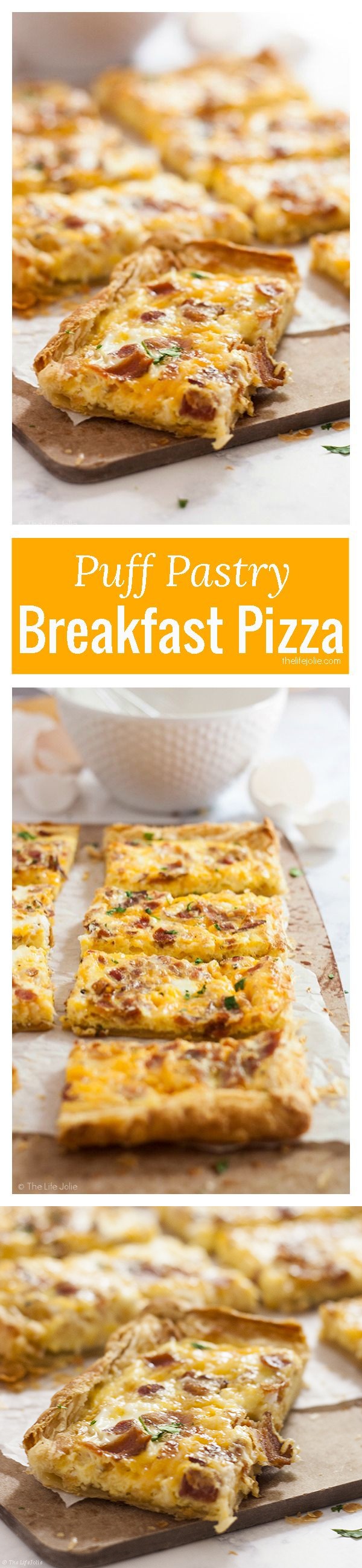 Puff Pastry Breakfast Pizza