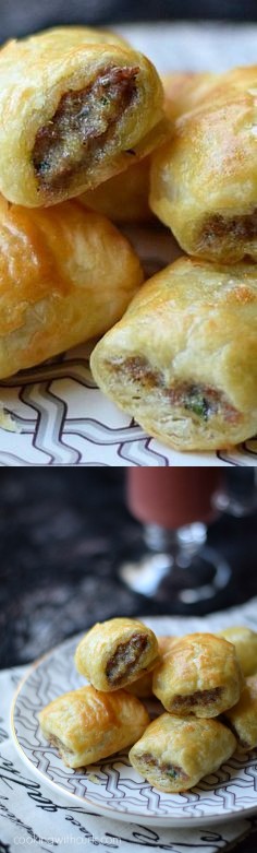 Puff Pastry Sausage Rolls