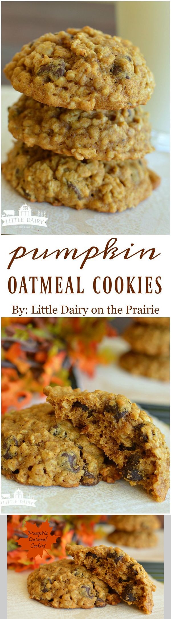 Pumpkin Oatmeal Cookies