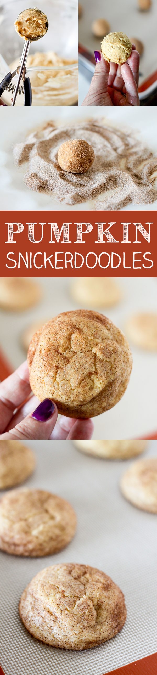 Pumpkin Snickerdoodle Cookies