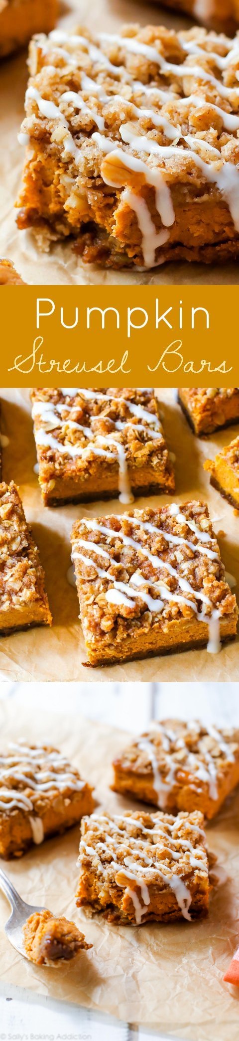 Pumpkin Streusel Bars