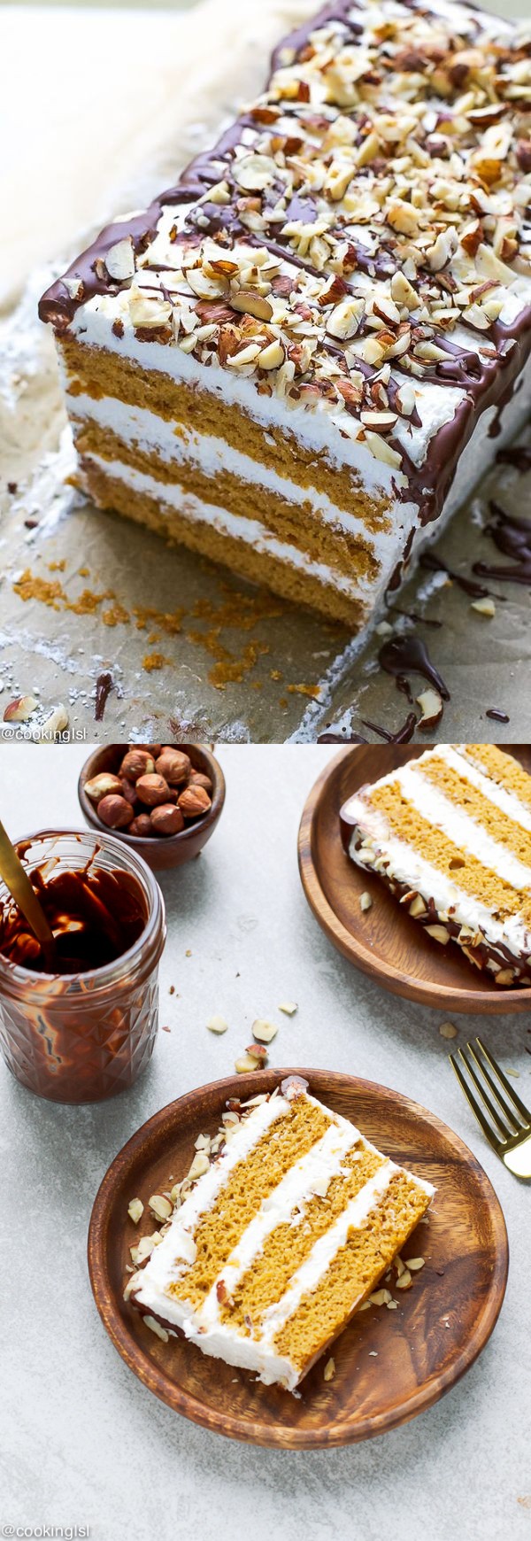 Pumpkin Tiramisu Cake