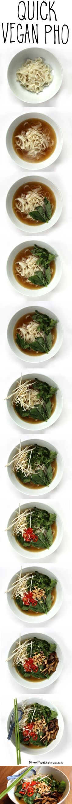 Quick Vegan Pho