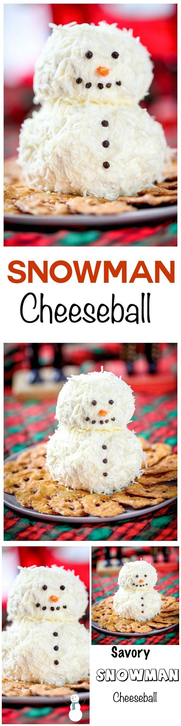 Ranch Snowman Cheeseball