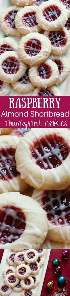 Raspberry Almond Shortbread Thumbprints ~ The Great Food Blogger Cookie Swap 2012