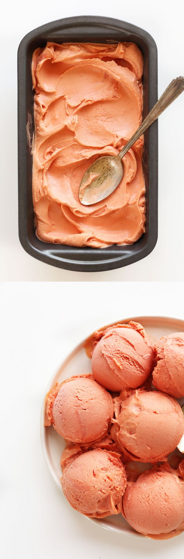 Raspberry Coconut Mango Sorbet