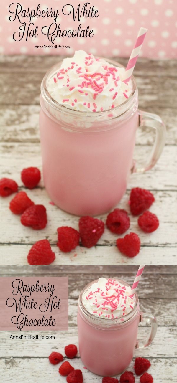 Raspberry White Hot Chocolate