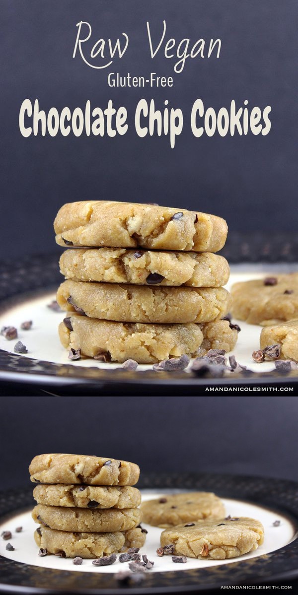 Raw Vegan Chocolate Chip Cookies